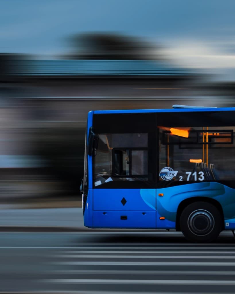 Bus en route